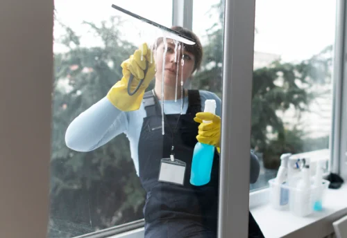 Nettoyage de vitres intérieures et extérieures aux Ancizes-Comps
